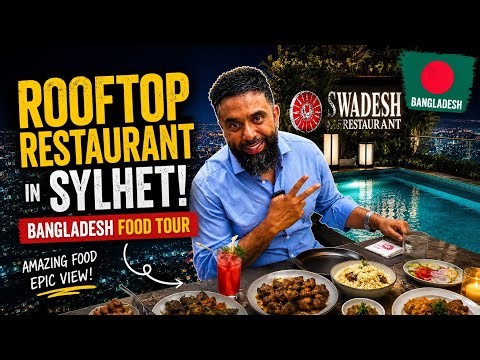 I Found Sylhet’s Newest Rooftop Restaurant 🇧🇩 | Amazing Food & Views!