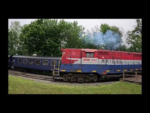Inside OTVR 1483, the EMD GP9 Locomotive at Maine's Belfast & Moosehead Lake Railroad