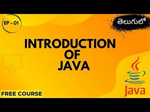 Introduction of Java in Telugu || Java Programming || తెలుగులో || Cognify Telugu Tutorials ||
