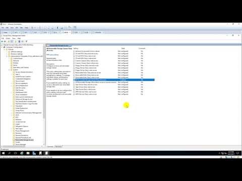 Disable USB Devices Using Group Policy in Windows Server 2016