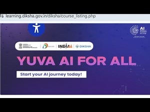 DIKSHA YUVA for AI Certificate 100% | Answer Key | Complete Course for Learners post assessment