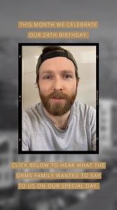 This month we celebrate our 24th birthday. We asked some long-time members of our Orms family to say a few words to commemorate this special occasion and share how we have grown together in creative partnership. We would like to thank you for journeying with us for the last 24 years. We look forward to many more years of empowering and inspiring alongside our creative community. Watch the full video on our IGTV here https://bit.ly/34Kw1VE | Orms