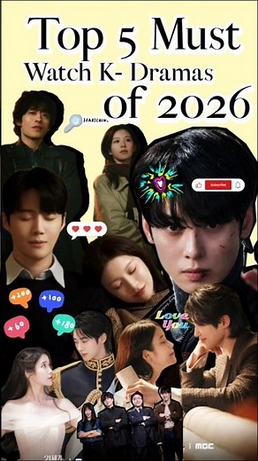 Top 5 Must-Watch Korean Dramas of 2026 (Netflix & Disney+) #kdrama #2026 #top5 #mustwatch #netflix