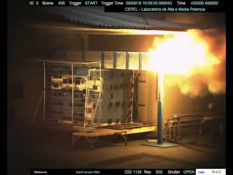 Ensaio de Arco Elétrico 16KA - VR Painéis