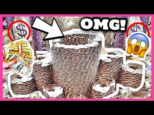 ★BIGGEST High Limit Coin Pusher Jackpot EVER?! 😱Huge COIN Towers! | HUGE PROFIT!
