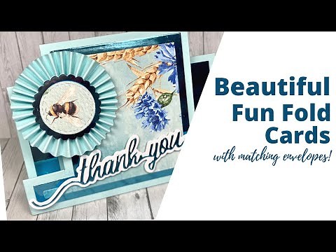 Quick Fun Fold Cards | Centre Stepper Cards with Matching Envelopes!