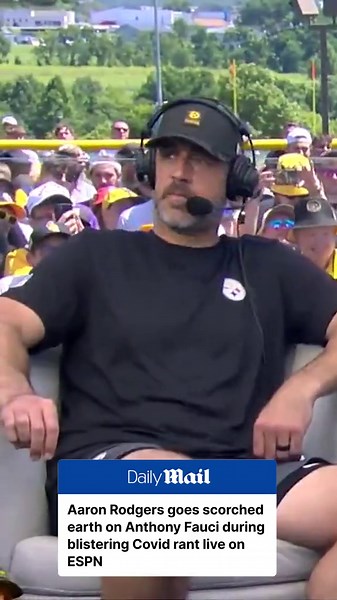 Aaron Rodgers goes scorched earth on Anthony Fauci live on ESPN