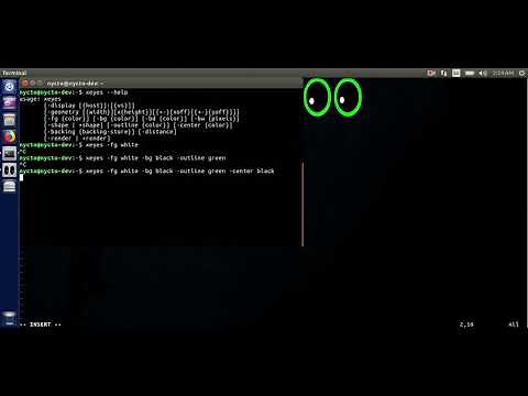 Linux funny command | XEYES | eyes monitoring you