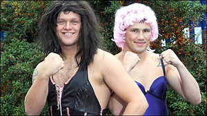 Cage fighters' stag night web hit