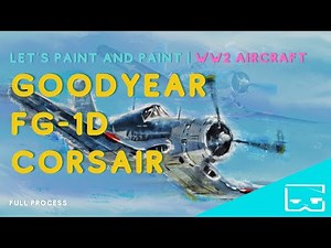 🎯 🇬🇧 DRAWING AND PAINTING | World War II airplane | Acrylic paint
