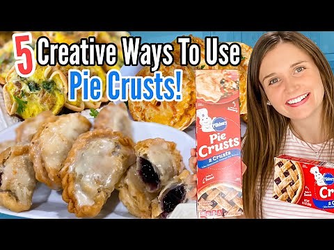 5 AMAZING Ways to Use Refrigerated PIE CRUSTS | Tasty PILLSBURY Pie Dough Recipes | Julia Pacheco