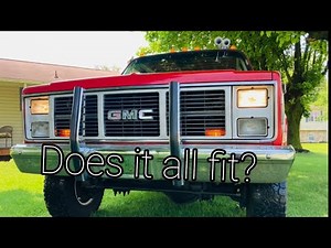 Square body 12 valve intercooler mount and parking light fix