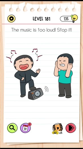 brain Test Tricky Puzzles level 181