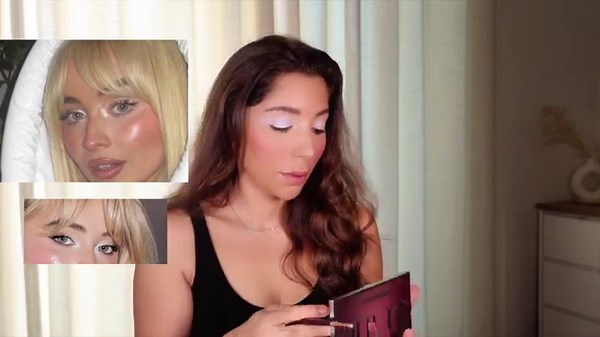 Recreating Sabrina Carpenter's New Modern Pinup Makeup Look | Step-by-Step Tutorial
