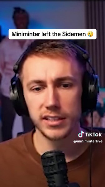 Miniminter left the Sidemen #miniminter #sidemen
