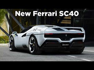 New Ferrari SC40 (2026) pays tribute to the legendary Ferrari F40