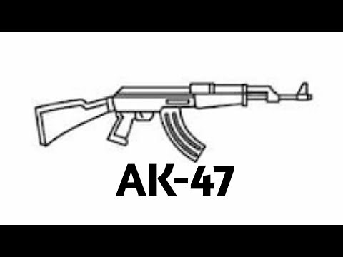 How to draw AK-47| Easy step by step