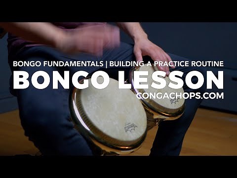Bongo Lesson | How to Play Bongos | How to Practice Bongos | CongaChops.com