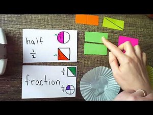 1st Grade, Math, Week 7, Day 1:Partitioning into Halves and Quarters Using Paper and Scissors