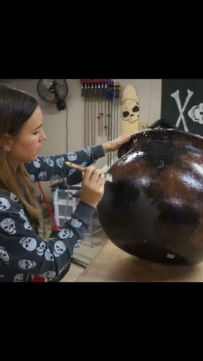 Bubbling Witch's Cauldron with Glowing Coals 🎃 #halloween #shorts