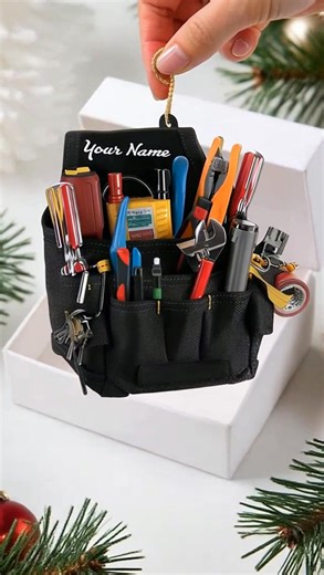 34 reactions | Personalized Electrician Tool Bag Christmas OrnamentDesign can be changedOrder here https://www.okbands.com/electriciansfs2 | OKband-s | Facebook