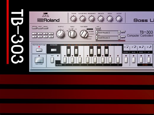 Roland TB-303 Virtual Bass Line Software Synthesizer