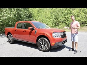 2023 Ford Maverick Lariat: POV Start Up, Test Drive, Walkaround and Review