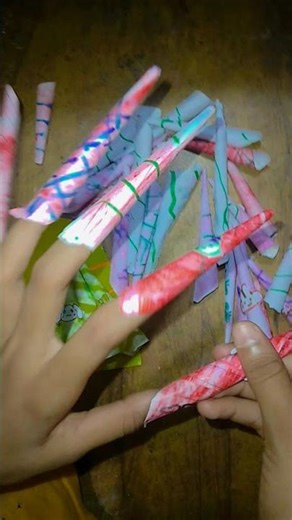 my fake nail collection 💅#papernails#cute#diy