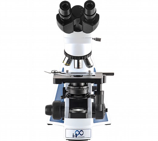 i4 Infinity Microscope – Trinocular Lab Scope with 4 Objectives | LW Scientific