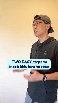 2 Easy steps to teach kids how to read?