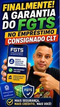FGTS balance now cleared for CLT payroll loans!!!