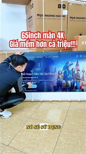 Tivi 65inch Xiaomi mã A màn 4K phiên bản quốc tế #tongkhomi #tivi #xiaomi