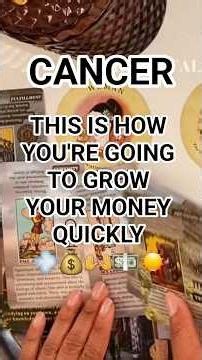 CANCER MONEY MESSAGE 💰 ✨️ #cancer #tarot #money #finance #career #elementallyfe #taroteveryday