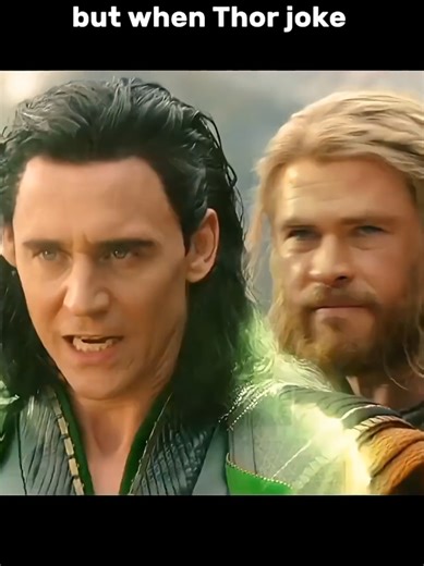 Thor a small joke his brother #foryou #coldestmoments #thor #loki #fyp