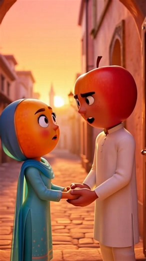 Sabr Ki Iftari | Emotional Islamic Cartoon Story 🌙🍎🍊