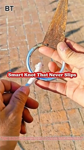 Smart Knot That Never Slips.