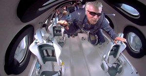 Billionaire Richard Branson soars to space aboard Virgin Galactic flight