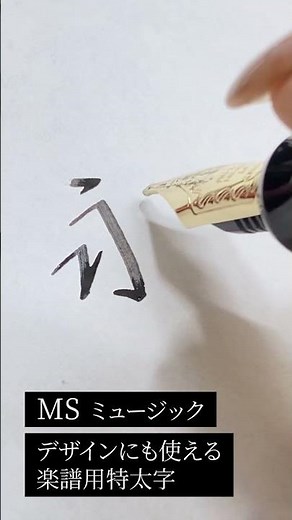 【CUSTOM742】ペン先⑯MS（ミュージック）