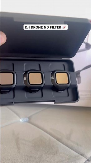 How to use Nd filter on DJI drone #dji #drone