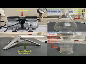 How to Use Vacuum Filtration Pump in Laboratory. #FMLab130.