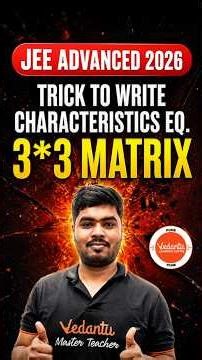 This 3x3 Matrix Trick Will Blow Your Mind #mathematics #shorts