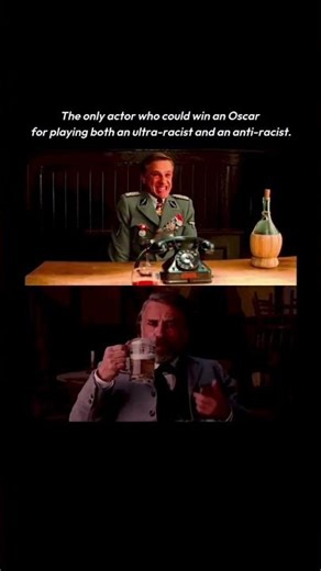 Christoph Waltz did the impossible #Oscars #Tarantino