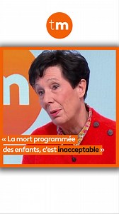"La mort programmée des enfants, c'est inacceptable. Il faut continuer le combat, on n'a pas d'autres choix" 🙌💬 Les mots fort de Laurence Tiennot-Herment, présidente du Téléthon. | Télématin