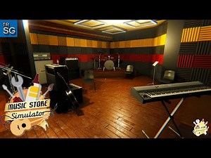 Music Store Simulator - Create, Fix and Sell your own Musical Instruments - First Look!