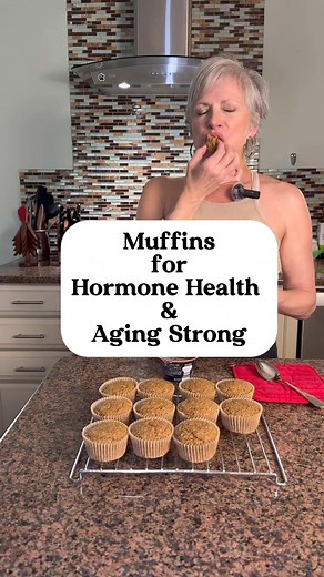 ✨ My flaxseed muffins are back—and they’re packed with protein, fiber & hormone-supportive nutrients. 💛 Perfect for those who want to age strong. 🎥 Full recipe nutrition breakdown now on YouTube! If you find my content helpful, please like and subscribe to my YouTube channel to support my work😊 See comments for link to the full video🙌 #HealthyAging #FlaxseedMuffins #HormoneHealth #ProteinRich #NutrientDense | Reclaim Your Health