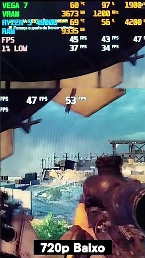 Será que o Ryzen 5 4600G roda BATTLEFIELD 6? 🔥 #shorts #benchmark #pcgamer