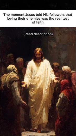 The moment Jesus told His followers that loving their enemies was the real test of faith.