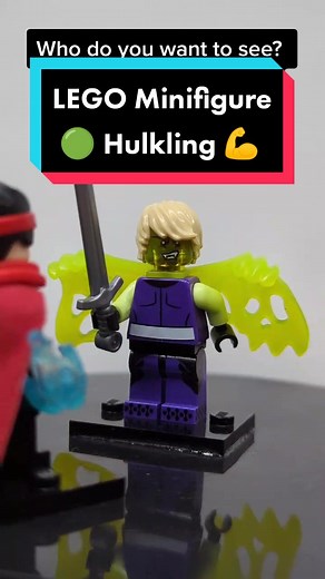 LEGO Minifigure: Hulkling Tutorial with Space Creature Legs and Magneto Torso