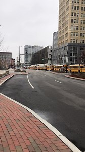 3.4K views · 147 reactions | That’s a lot of buses These buses are lined up to pick up students from the Toledo Walleye school day game. | Downtown Toledo | Facebook