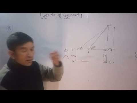 Class 10th maths chapter applications of trigonometry exercise 9.1 question-06 by Malara sir